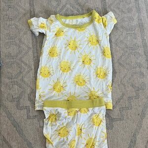 Little Sleepies Sunburst Pajama Set - Yellow
